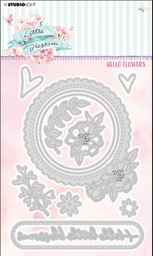 [SL-LB-CD196] Troquel Hello Flowers Little Blossom 102x142x1mm 1 PC nr. 196 - Studio Light