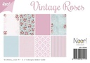 Block A4 Vintage Roses - Joy! Craft Papers