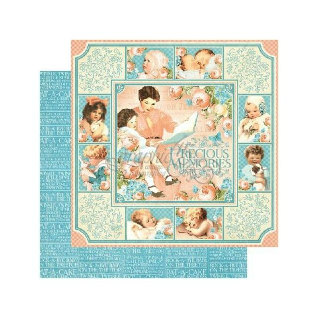 Cartulina doble cara 12x12 Precious Memories Collection Baby- Graphic 45