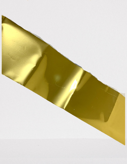 Foil para goma x 1 mt - Dorado
