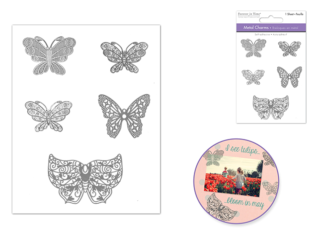 Aplique Decorativo Mariposas Elegantes - Forever In Time 