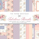 Block 12&quot;x12&quot; Fabulous Florals x 36 págs 160gr - The Paper Boutique