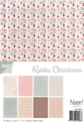 [60110541] Block A4 Rustic Christmas - Joy! Craft Papers