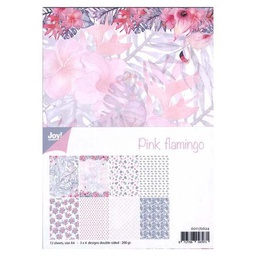 [60110624] Block A4  Pink Flamingo - Joy! Crafts