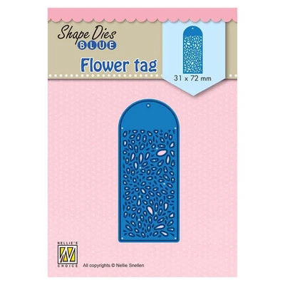 Troquel Mini Tag Flor - Nellies Choice