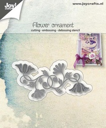 [p1036] Troquel Ornamento de Flores - Joy Crafts