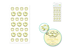 [WB508B] Adornos Floral 3D Apliques Decorativos - Brides Wish
