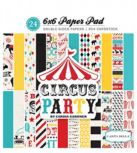 Block 6x6 Circus Party - Carta Bella