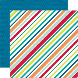 [p244] Cartulina doble cara 12x12 Stripes - Echo Park