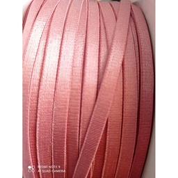 [p314] Elastico plano satinado rosado 6mm x 10 mt