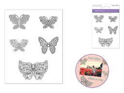 [p40] Aplique Decorativo Mariposas Elegantes - Forever In Time 