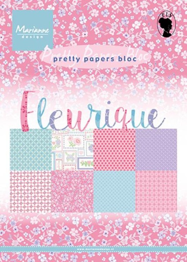 Block A5 Fleurique - Marianne Design 
