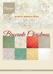 [PK9171] Block A5 Brocante Christmas - Marianne Design
