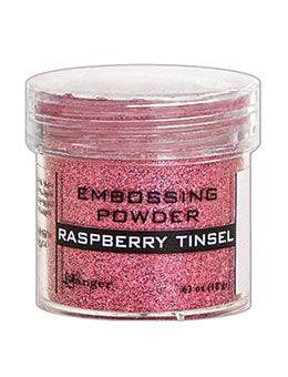 Polvo de embossing 1 oz Raspberry Tinsel - Ranger