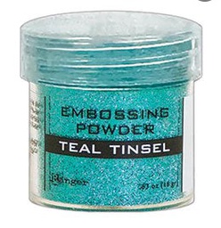 [EPJ64589] Polvo de embossing 1 oz Teal Tinsel - Ranger