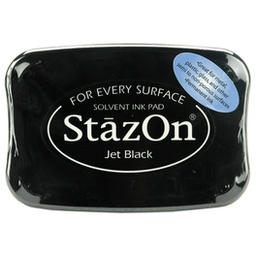 [SZ-31] Tampon Stazon para sellar negro Jet Black - Tsukineko