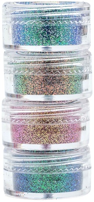 Purpurina Glitter para resina Mix-Ins cambia de colores x 4pzas - American Crafts