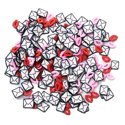 [BNK-155] Embellecedores Shimmerz  Love Letter 18g - Buttons Galore