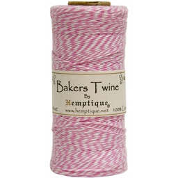 [BTS2-2939] Bobina Baker's Twine Pita Melliza de Algodón Light Pink x 125m - Hemptique