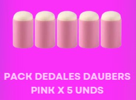 Set dedales daubers pink x 5 pzas.